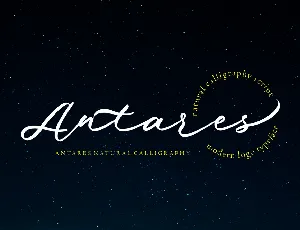 Antares font