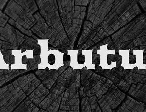 Arbutus font