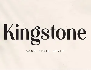 Kingstone Sans font