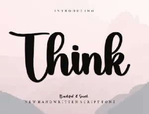 Think font