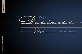 PGF Business Family font