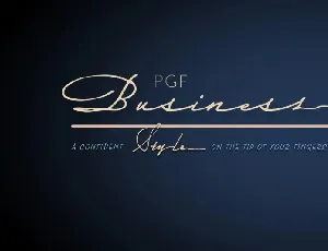 PGF Business Family font