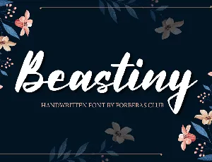 Beastiny font