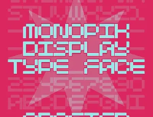 Monopik font