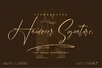 Handover Signature font