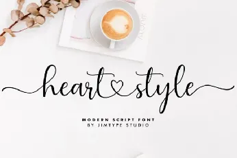 Heart Style font