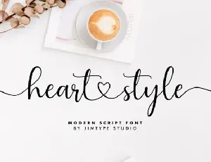 Heart Style font