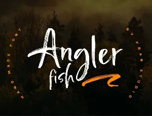 Angler fish font