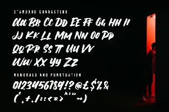 Mega Brush font