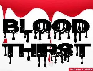 Blood Thirst font