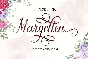 Maryellen font