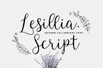 Lesillia font