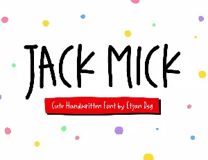 Jack Mick font