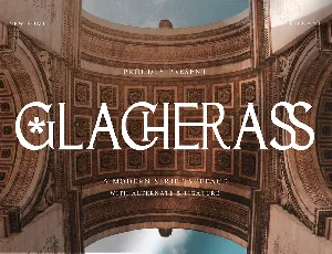 GLACHERASS Free Trial font