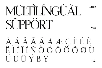 BronatteDisplay font