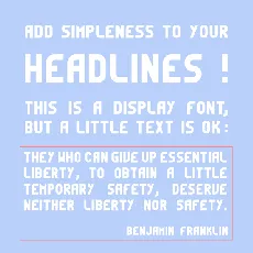 Simpleness-Regular font