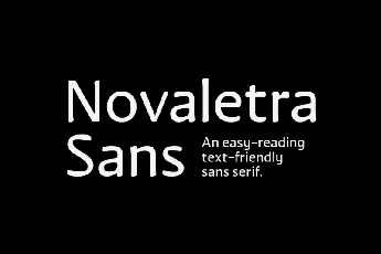 Novaletra Sans CF Family font