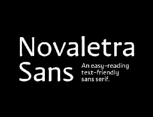 Novaletra Sans CF Family font