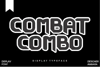 Combat Combo font