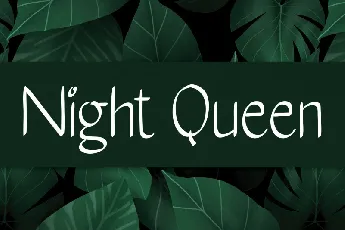 Night Queen Handwritten font