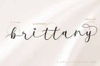 Milda – A Bouncy Calligraphy font