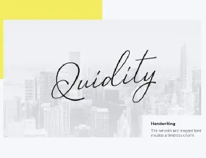 Quidity font