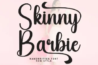 Skinny Barbie Script Typeface font