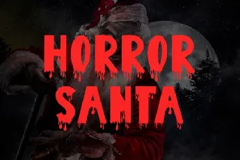 Christmas Blood Display font