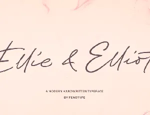 Ellie Script font