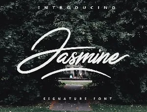 Jasmine Script font