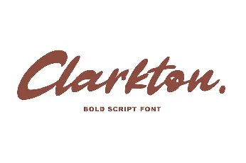 Clarkton font