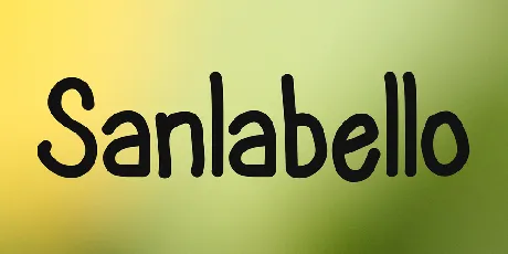 Sanlabello font