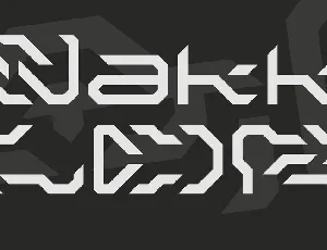Nakki LDR font