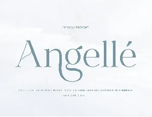 Angelle font