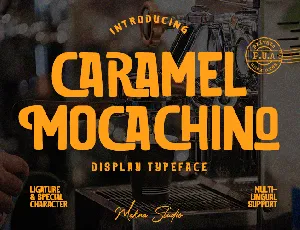 Caramel Mocachino font