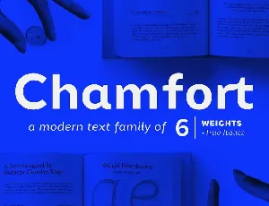 Chamfort Family font