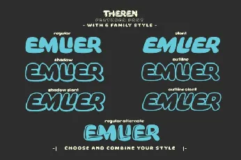 Theren font