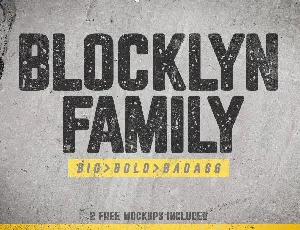 Blocklyn font