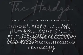 The Hardgo font