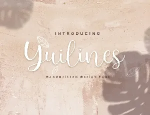 Demo Yuilines font