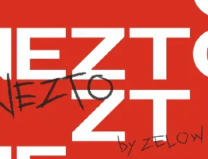 Zt Nezto DEMO font