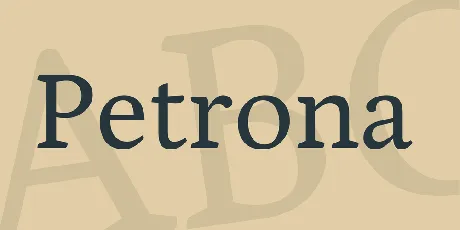 Petrona font