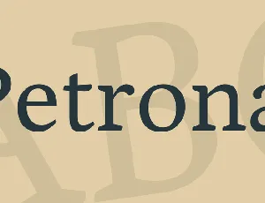 Petrona font