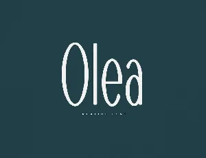 Olea font