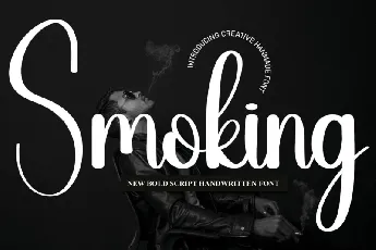 Smoking Script font