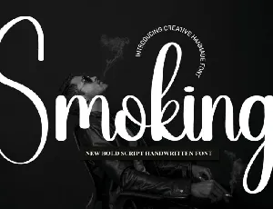 Smoking Script font