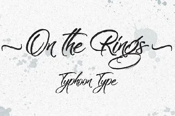 On the Rings Brush font