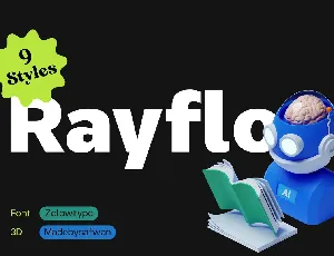 Rayflo Family font