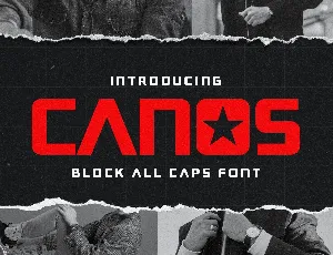 Canos font