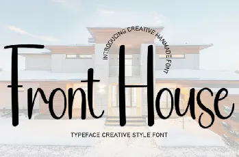 Front House Script font